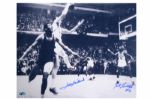 Bill Russell and John Havlicek Signed "Havlicek Stole the Ball" 16x20 and Record