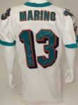 1998 Dan Marino Game Used and Inscribed  Home Dolphins Jersey (Mears A-10)