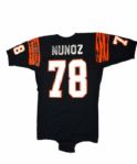 1981-83 Anthony Munoz Cincinnati Bengals Game Used Jersey (Mears A9)