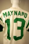 1969-72 Don Maynard  NY Jets Game Worn Durene Jersey with Blood Stain (MEARS A-10)