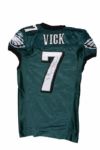 Michael Vick Game used Eagles Jersey vs Giants 9/25/11