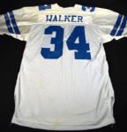 Circa 1989 Herschel Walker Dallas Cowboys Game Worn Home Jersey (Team Repairs)