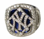 Alex Rodriguez 2009 New York Yankees World Series Ring (Additional Yankee issued Players Ring) With LOA