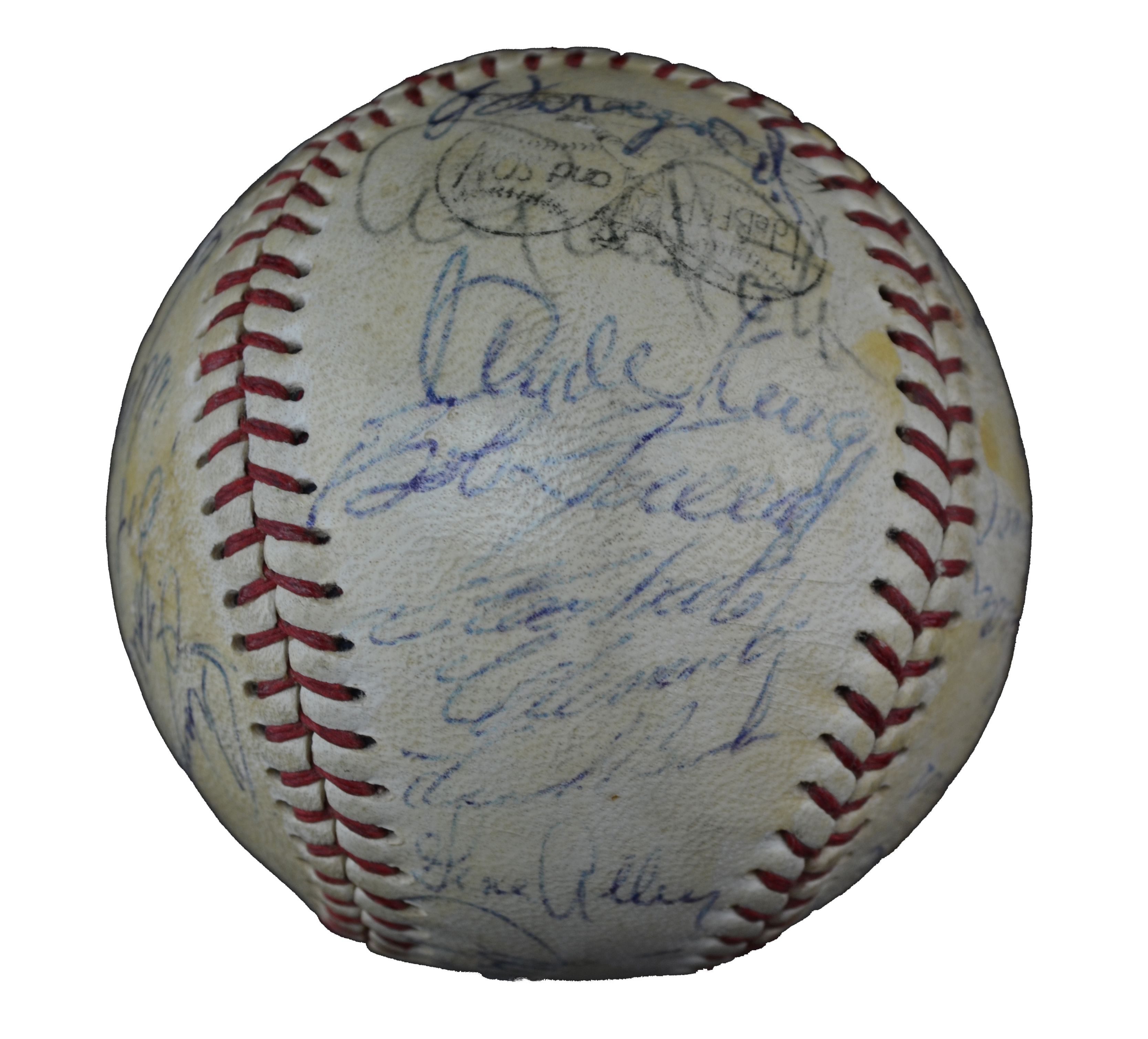 Lot Detail 1965 Pittsburgh Pirates Team Signed Baseball With Roberto