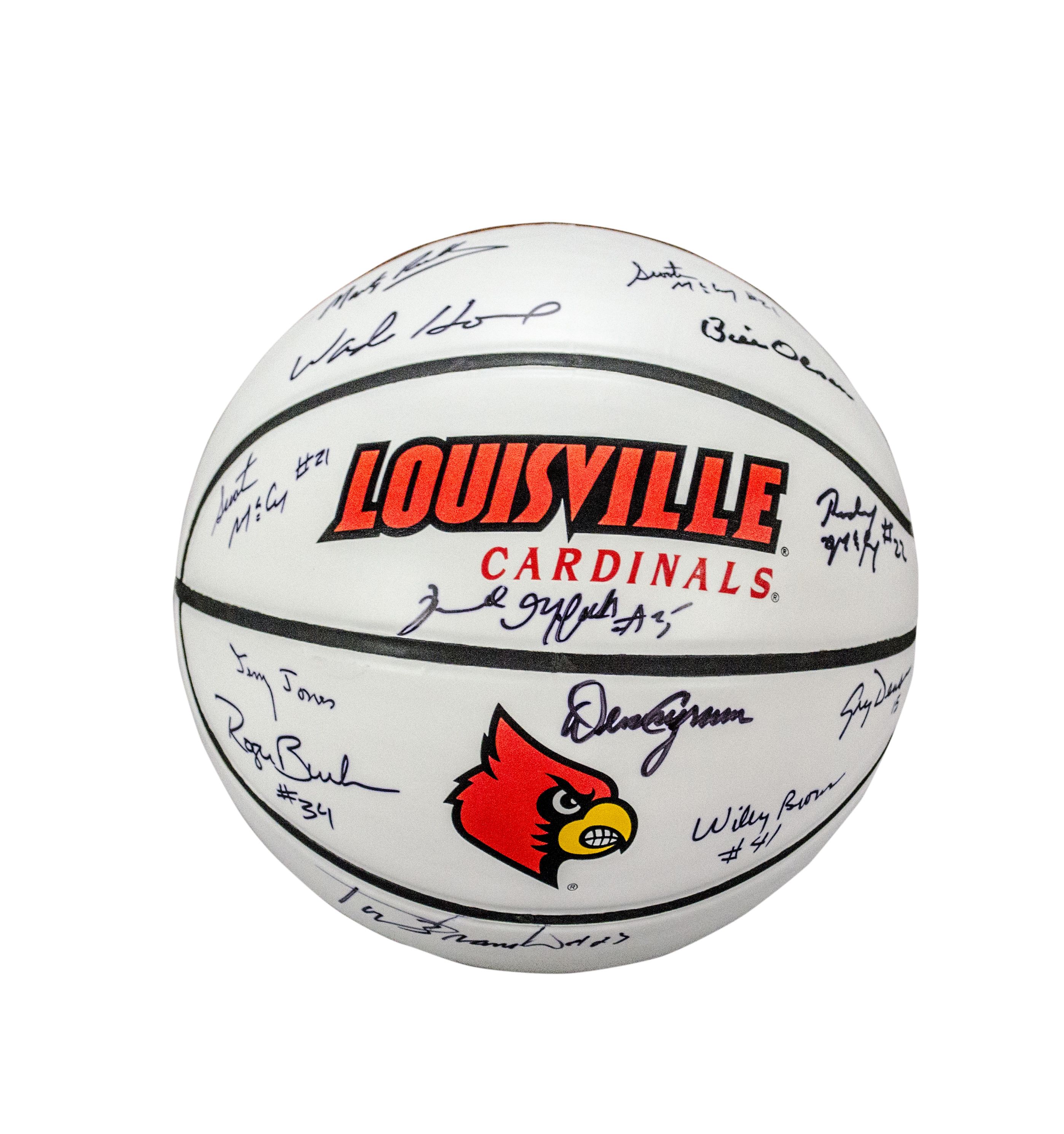 Lot Detail - 1980 Louisville Cardinals World Champs Team Signed Basketball (12 Signatures)