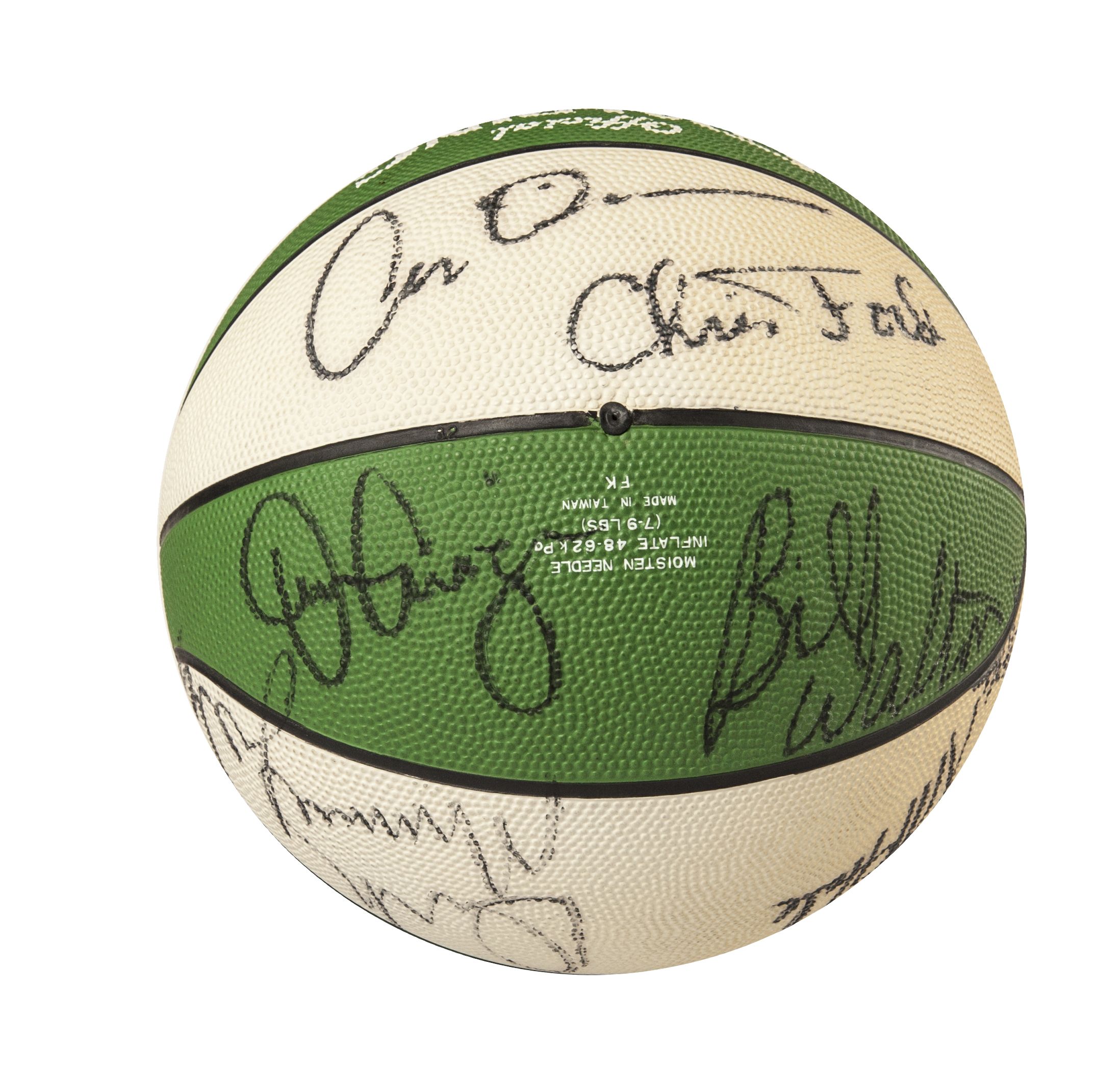 Lot Detail 198788 Boston Celtics Team Signed Basketball
