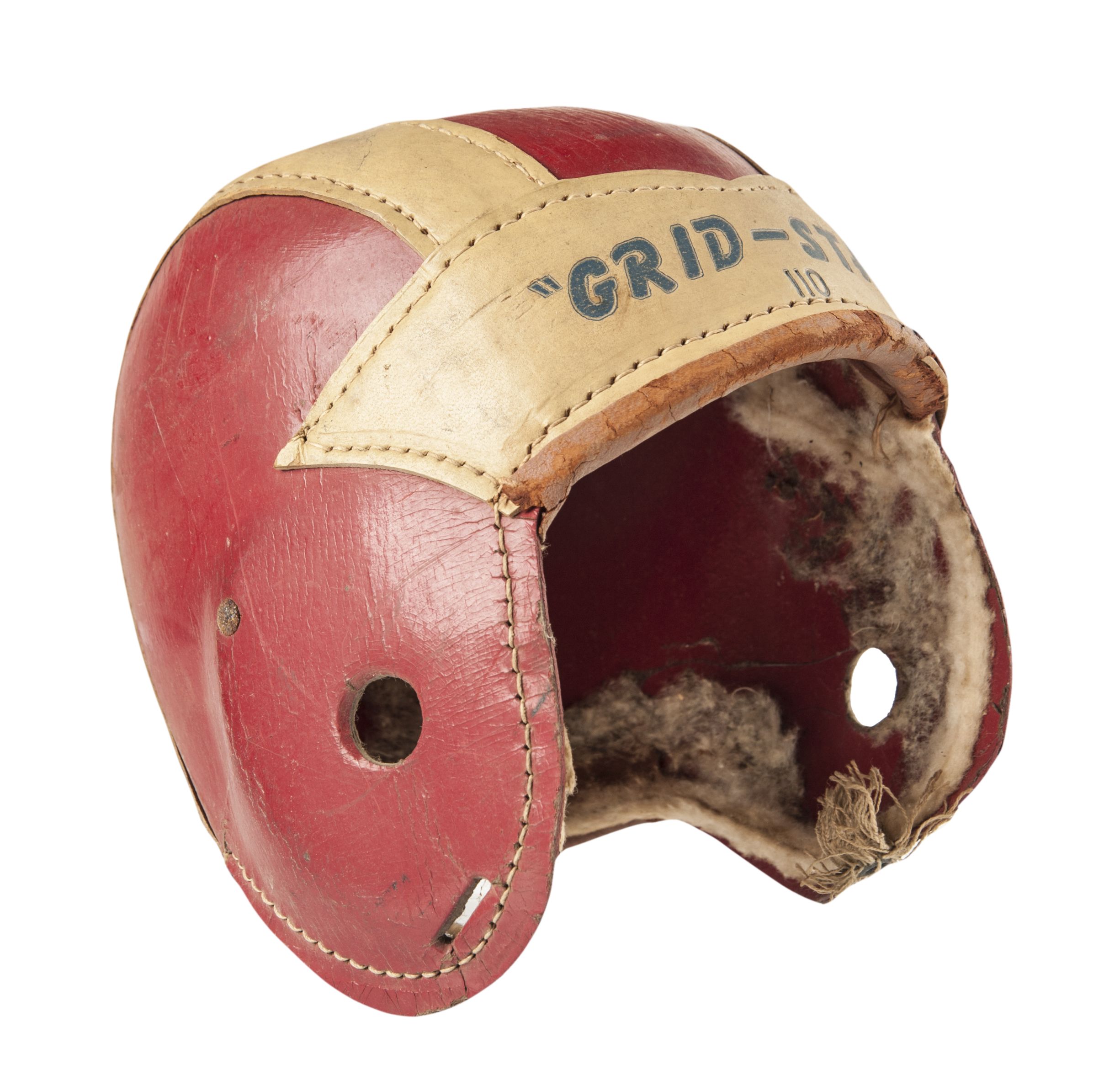 Lot Detail - 1930s Vintage "Grid Star" Football Helmet