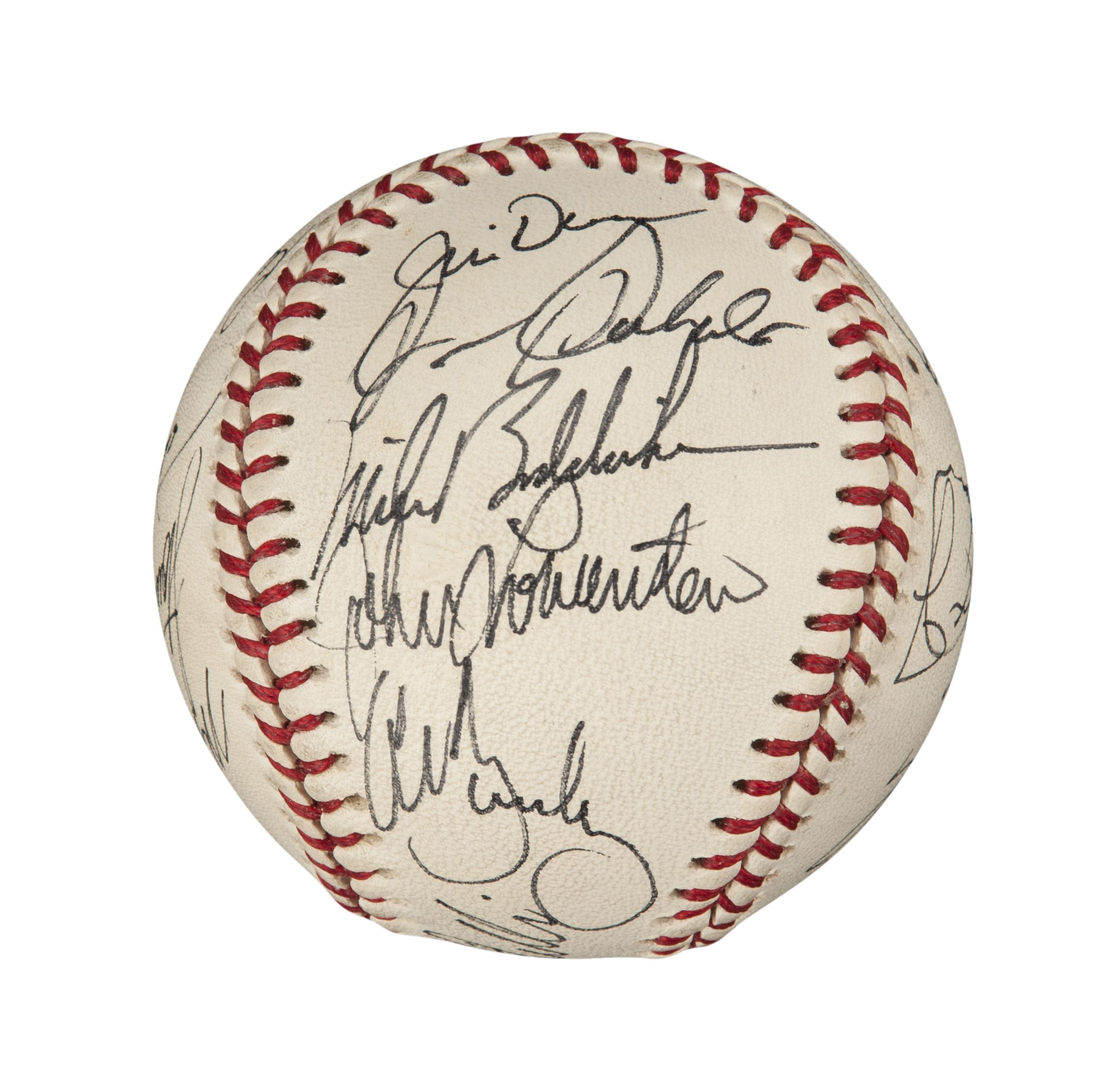 Lot Detail - 1983 Baltimore Orioles World Series Champions Team Signed Ball with 21 ...
