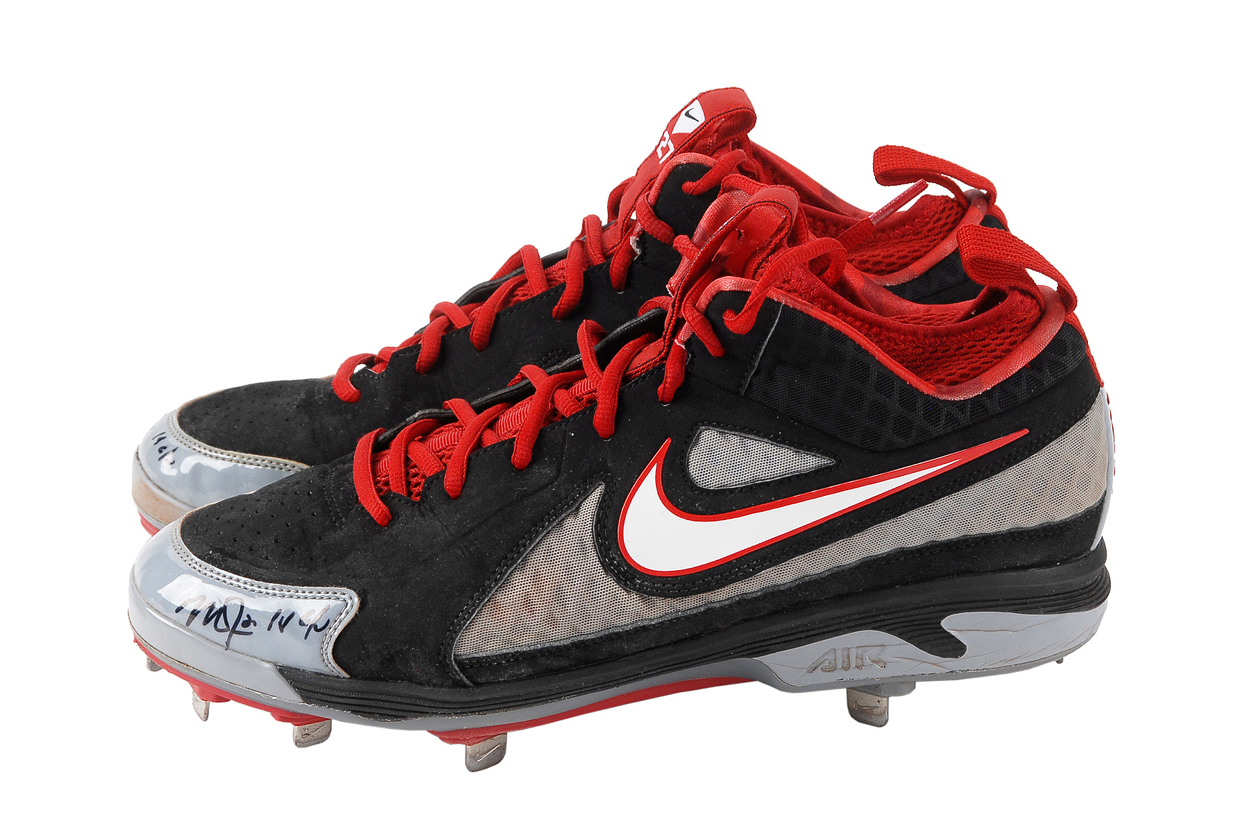 Lot Detail Mike Trout 2014 Game Used and Signed Cleats