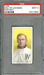 1909-11 T206 White Border Walter Johnson, Portrait (Piedmont) - PSA MINT 9