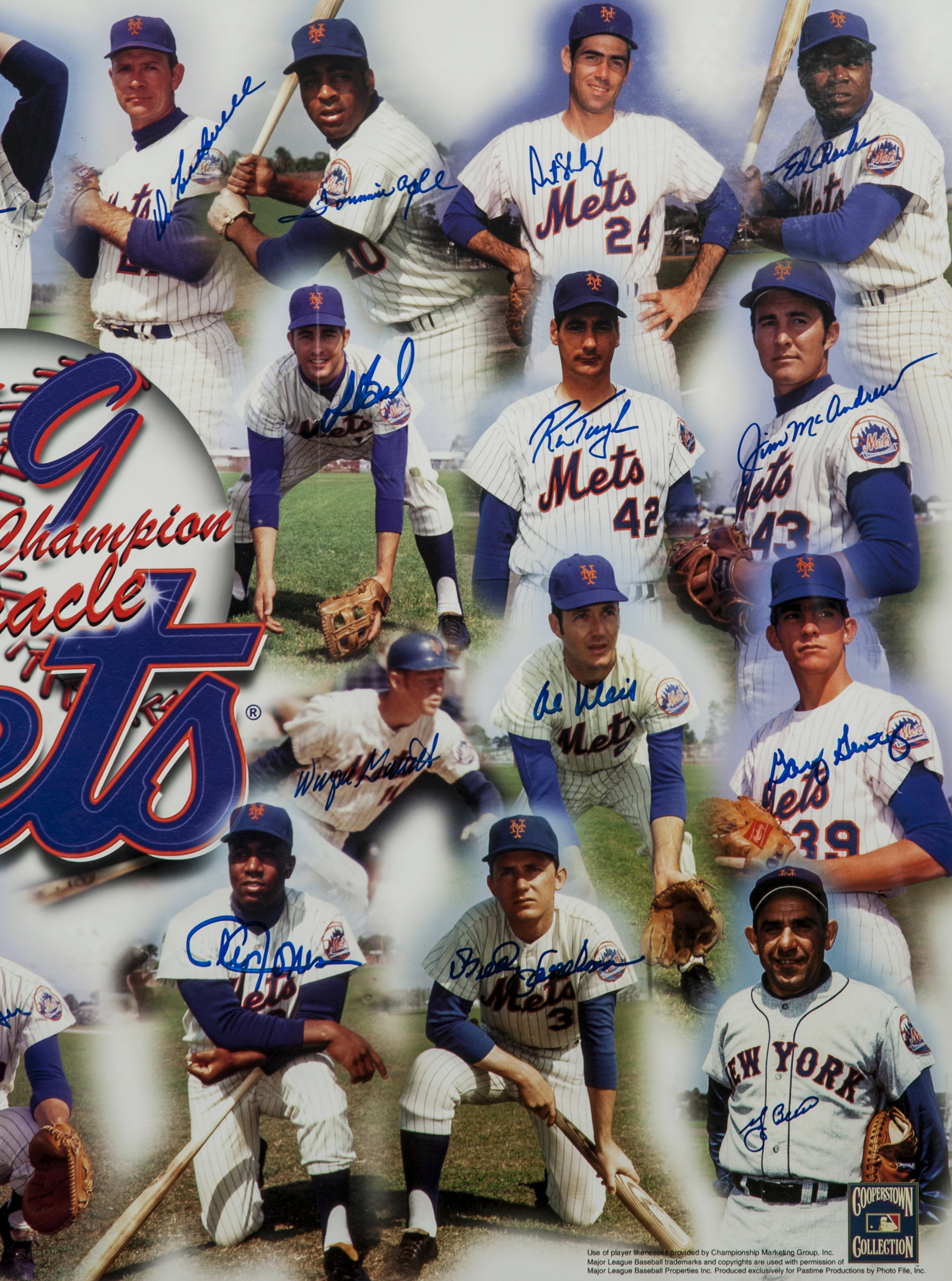 Lot Detail - 1969 World Series Champions New York Mets Team (29) Multi