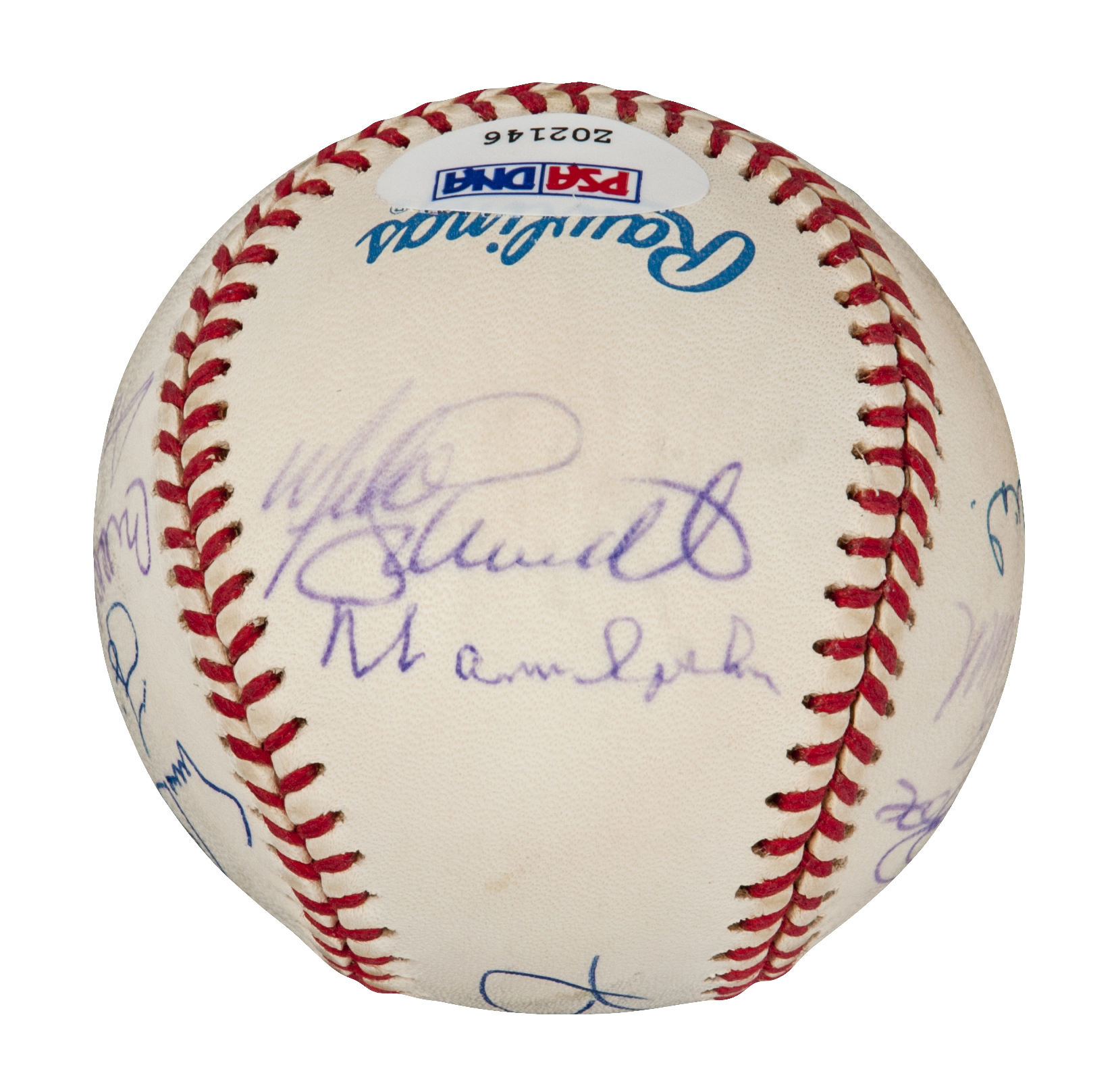 Lot Detail - All-Century Team Multi-Signed Baseball With 12 Signatures (PSA)1650 x 1617