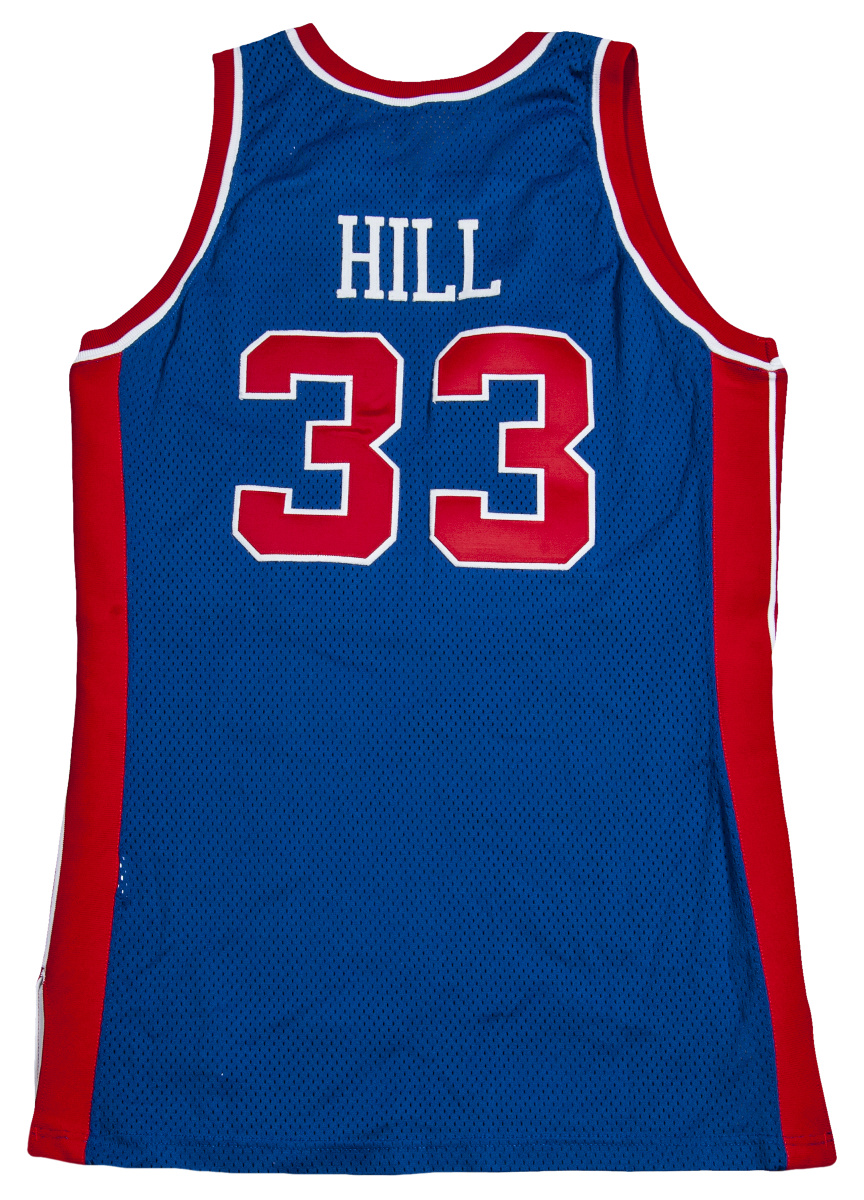 Lot Detail - 1995-96 Grant Hill Game Used Detroit Pistons Road Jersey (Team LOA)