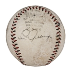 1932 Babe Ruth and Lou Gehrig Dual Signed Official N.L. (John Heydler) Baseball (JSA)