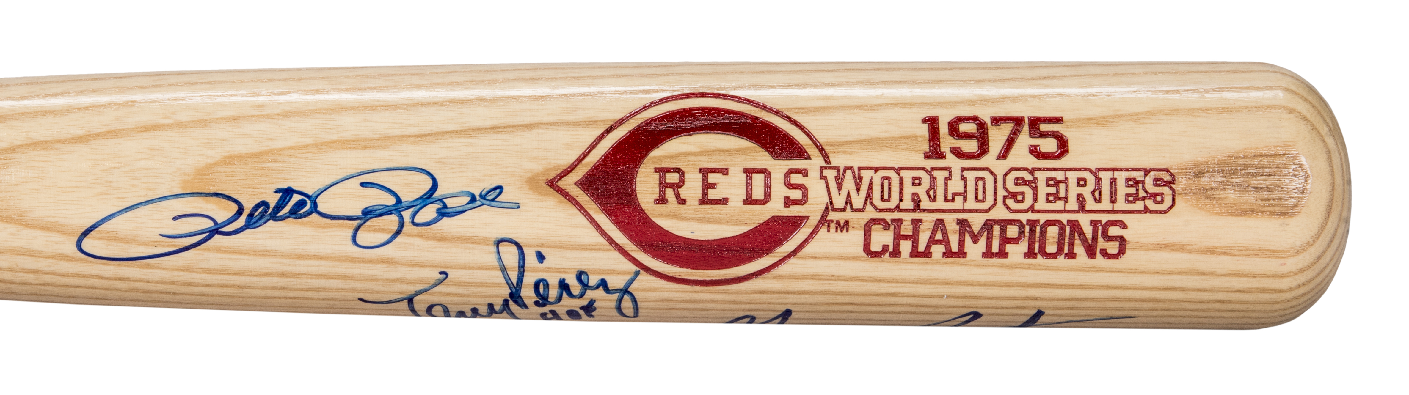 Lot Detail - 1975 World Champions Cincinnati Reds Cooperstown Bat Signed By Rose ...