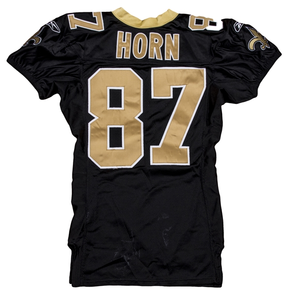 2003 Joe Horn Game Used New Orleans Saints Black Jersey 