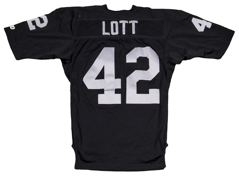 1991 Ronnie Lott Los Angeles Raiders Game Used Home Jersey (MEARS)