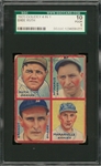 1935 R321 Goudey "4-in-1" Brandt, Maranville, McManus, Ruth – SGC 10 PR 1