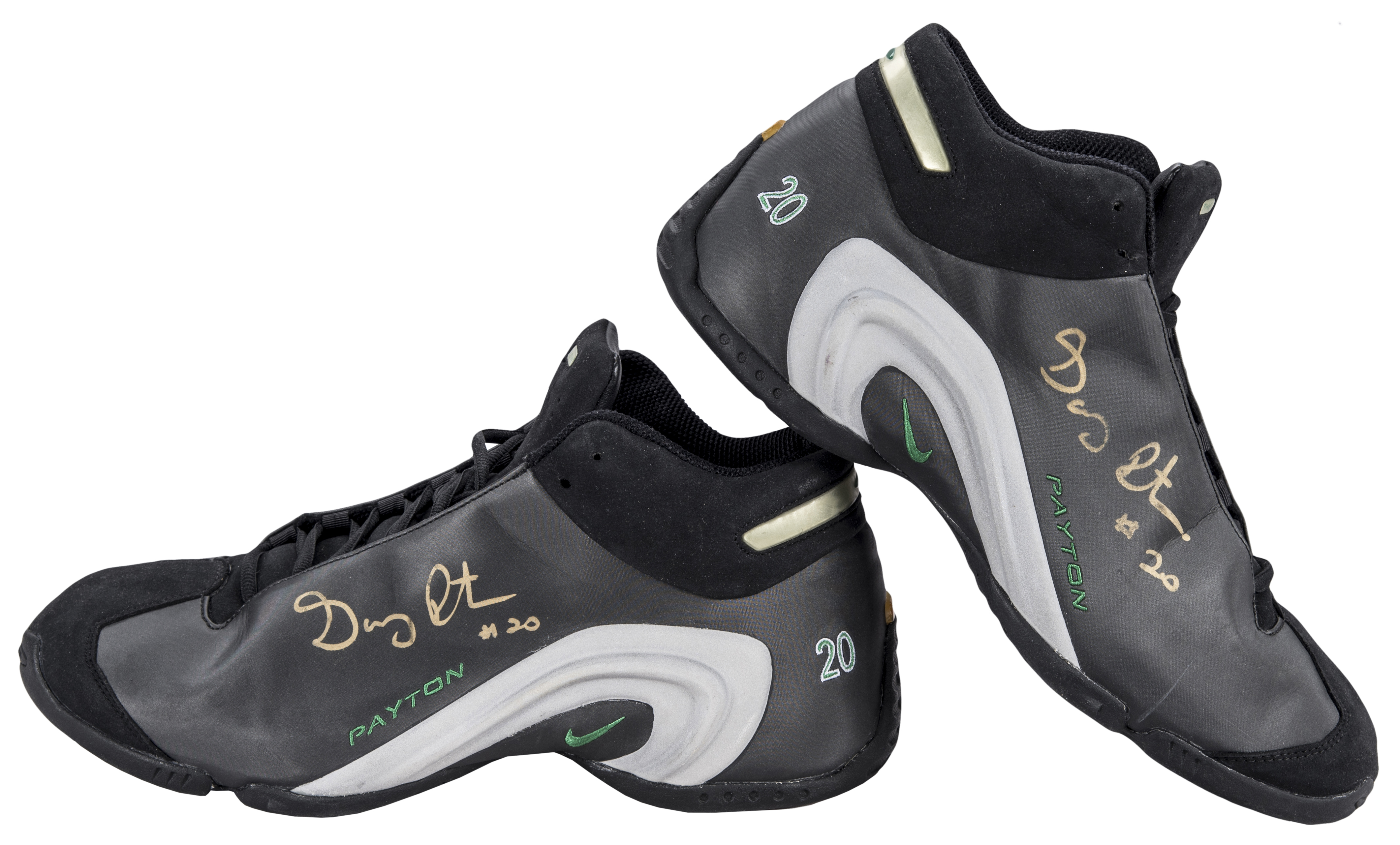 Lot Detail 1999 Gary Payton Game Used & Signed Nike