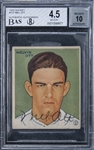 1933 Goudey #127 Mel Ott Signed Card – Beckett "10" Signature – The Highest-Graded & Only Known "10" Mel Ott Signed Card!