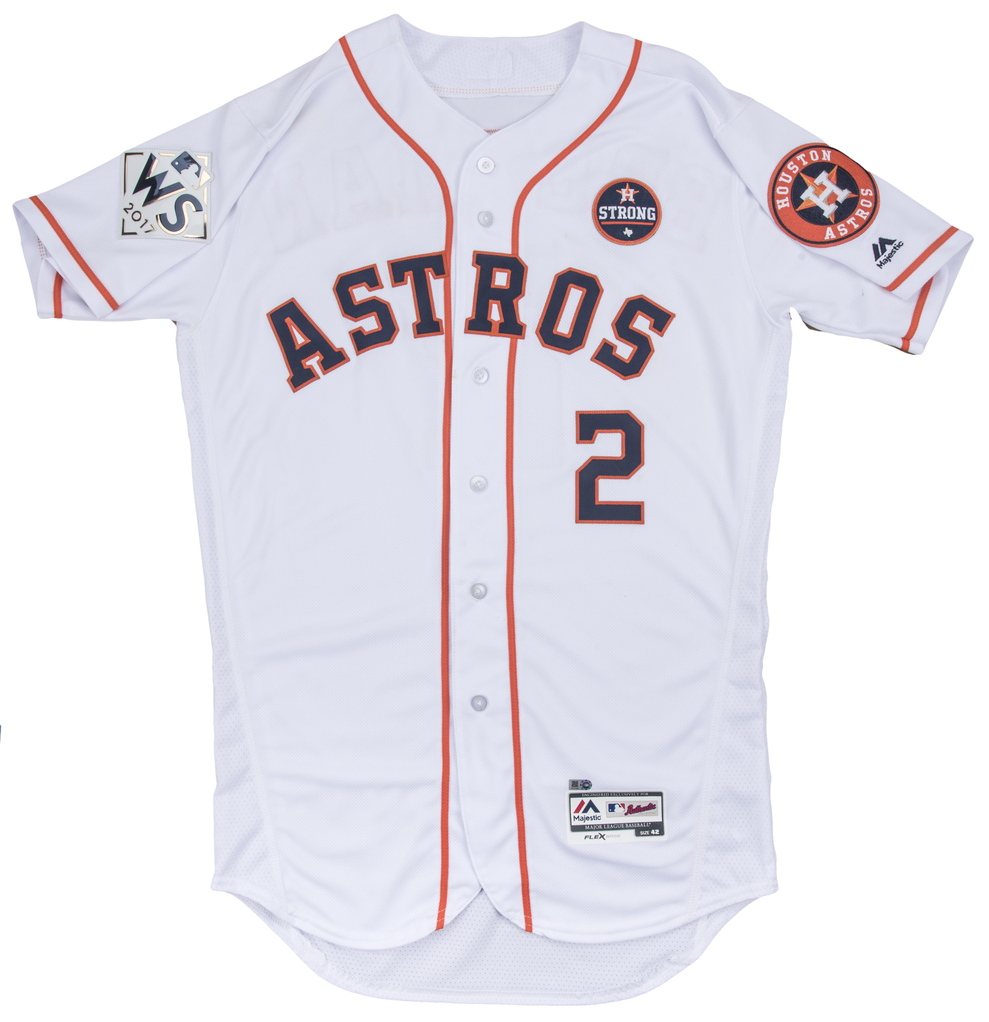 Lot Detail - 2017 Alex Bregman World Series Game 4 Used Houston Astros