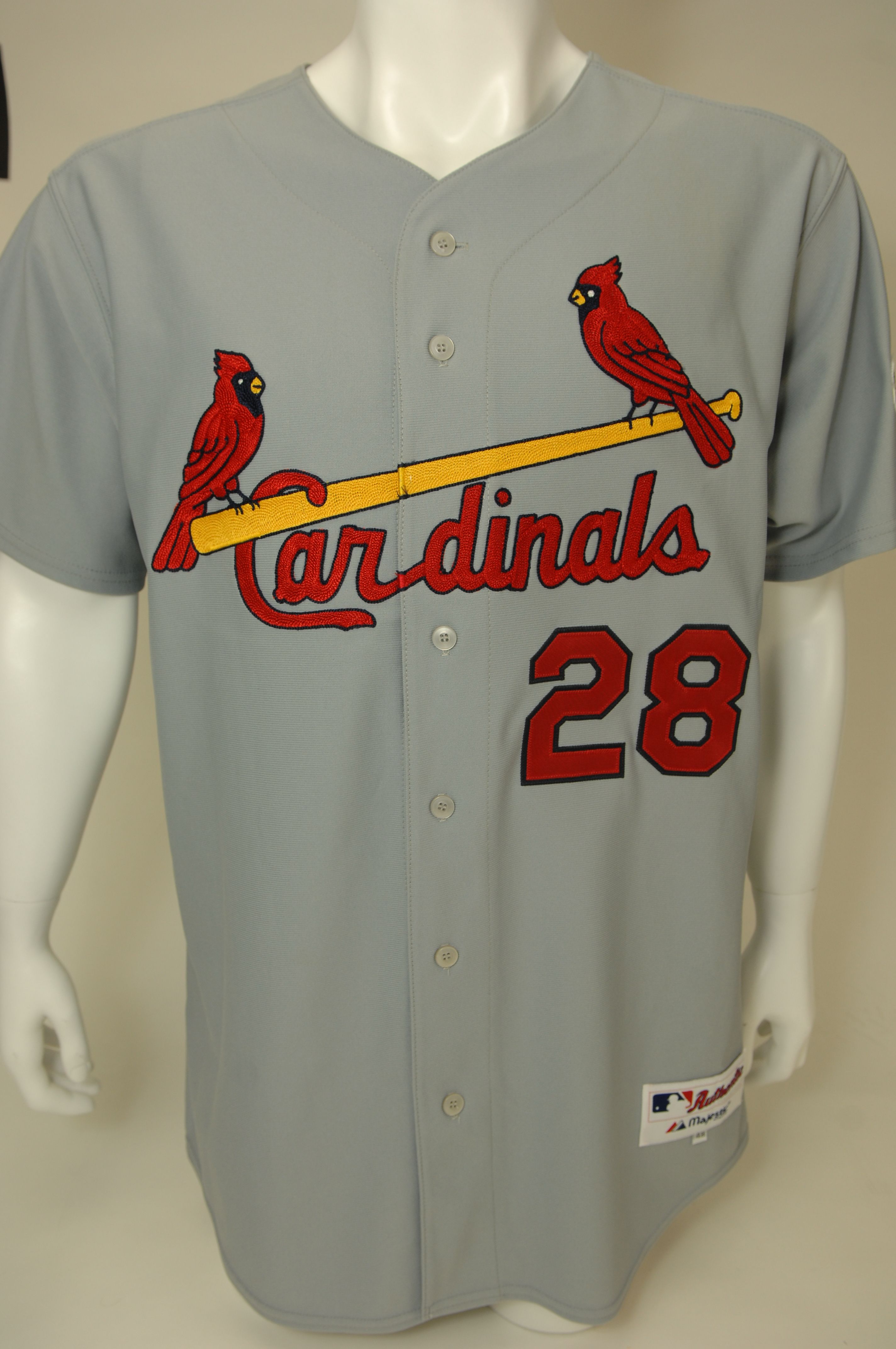Lot Detail - 2009 Colby Rasmus Rookie St Louis Cardinals Game Used and Signed Jersey