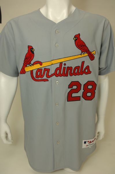 2009 Colby Rasmus Game Worn St. Louis Cardinals Rookie Jersey., Lot  #82739