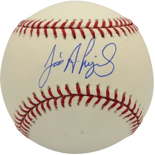 Lot Detail - Jose Albert Pujols Autographed Baseball with Rare Full Name