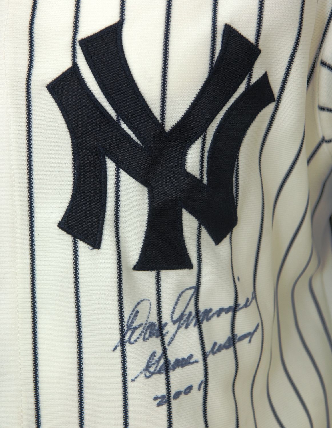 Lot Detail - 2001 Don Zimmer Yankees Game Worn and Signed Jersey