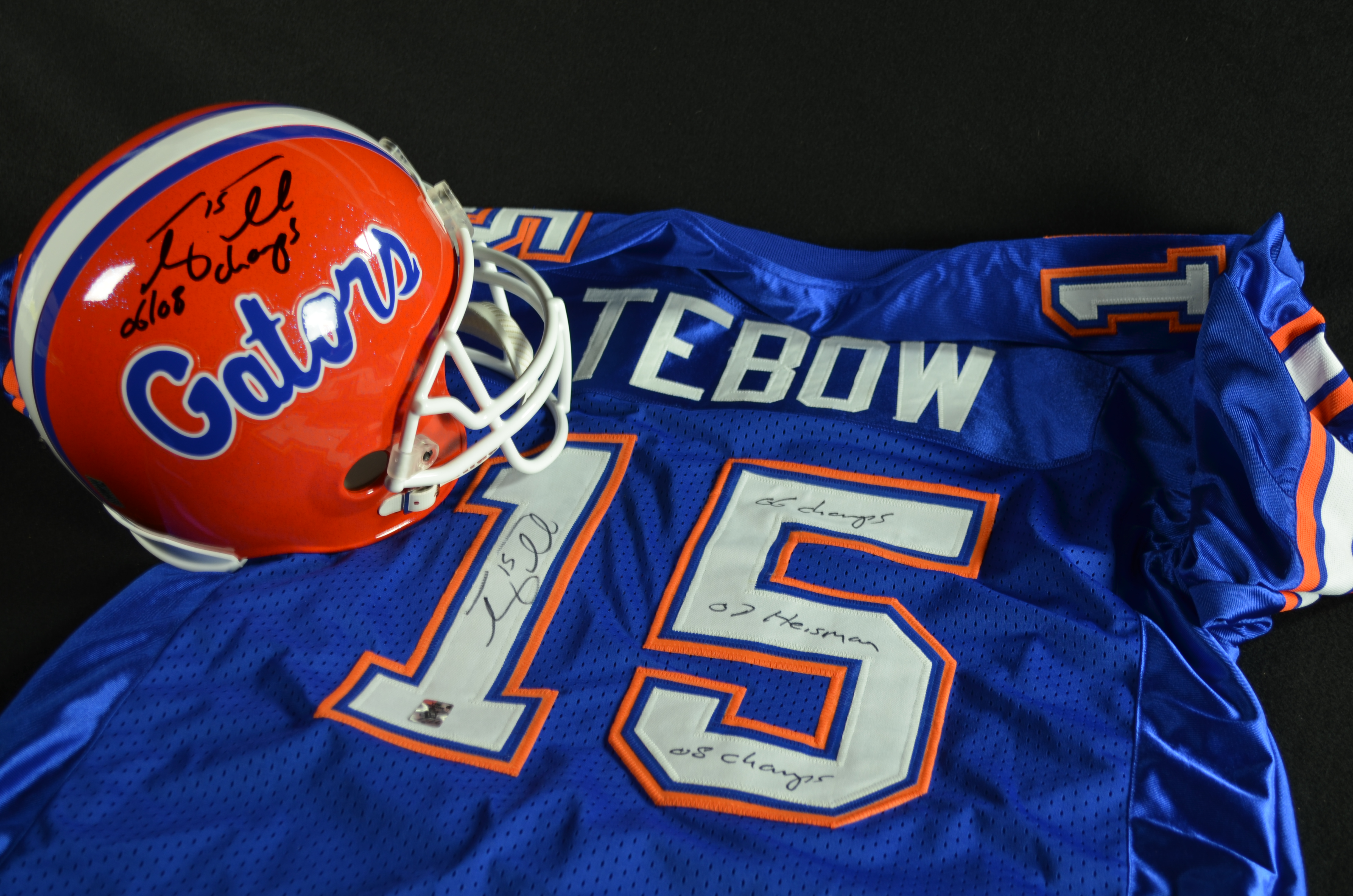 tim tebow autographed jersey