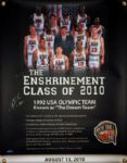1992 Basketball Olympic Dream Team Signed HOF Banner with 14 Signatures Including Michael Jordan