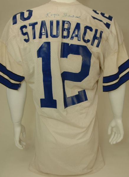 Lot Detail - The Finest Game Worn Staubach Cowboys Jersey In Existence:  1977-78 Super Bowl Years, MEARS A-10