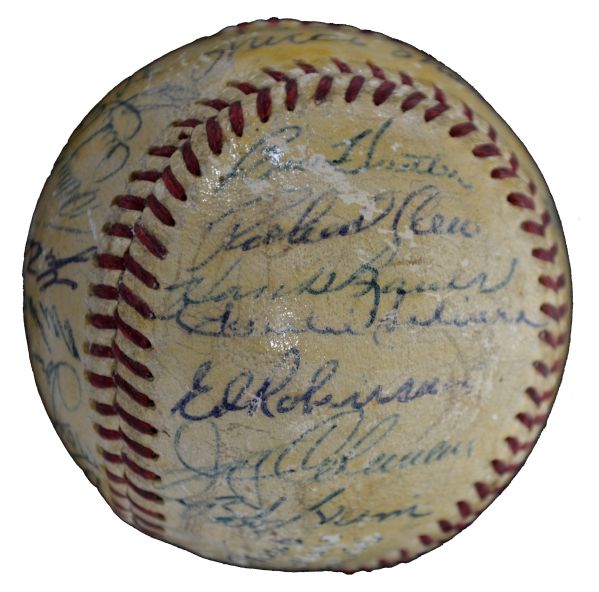 Don Larsen autographed baseball card (New York Yankees) 2004