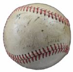 Babe Ruth Signed and Personalized Single-Signed Baseball
