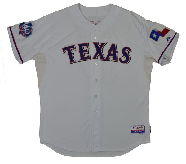 Lot Detail - 2012 Nelson Cruz Game Used Texas Rangers Jersey 4/9/12 (MLB  auth, Rangers LOA)