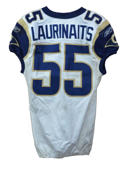 James Laurinaitis #55 St. Louis/ Los Angeles Rams Nike Men's Sewn Jersey