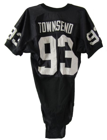 oakland raiders game used jersey
