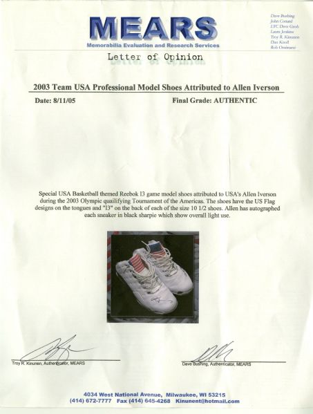 Reebok Allen Iverson Off The Clock Signature Collection 2003