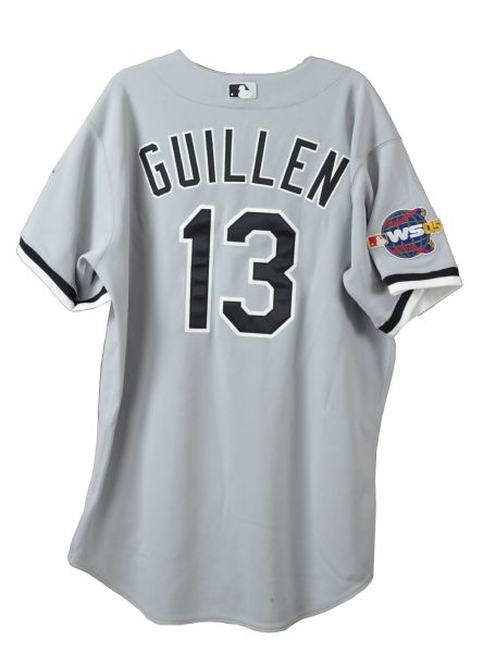 Ozzie Guillen Signed Chicago White Sox Jersey (JSA COA) 2005 World Ser –