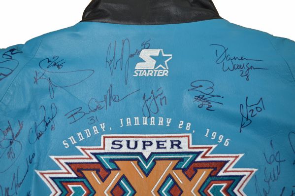 Lot Detail - Dallas Cowboys Super Bowl XXX Signed Leather Jacket 