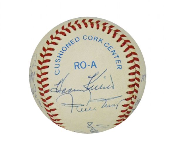 Lot Detail - Spectacular 500 Home Run Club Signed Hank Aaron