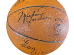 1984 Olympics Team USA Signed Basketball featuring Michael Jordan and Patrick Ewing(16 Signatures)