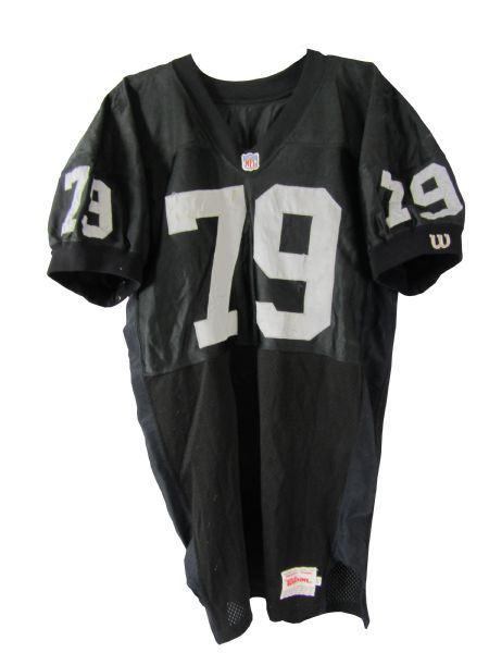 game used raiders jersey