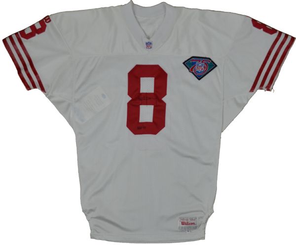 white steve young jersey
