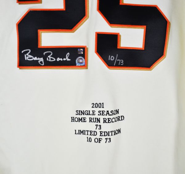 Lot Detail - Barry Bonds Signed and MLB 