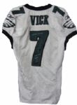 Michael Vick 09/11/11 Game Used Jersey and Cleats (10th anniversary 9/11 patch)