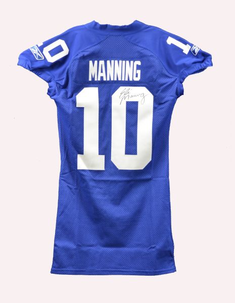 Lot Detail - Eli Manning New York Giants Signed Game Issued Jersey (Giants  COA)