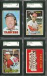 1967 Topps Complete Set of 607 Cards with 8 SGC Graded 