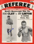Cassius Clay Signed Referee Magazine Cover – 11/21/64 