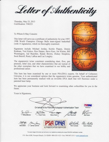1997-1998 Dallas Mavericks Autographed Team Spalding Basketball - JSA LOA
